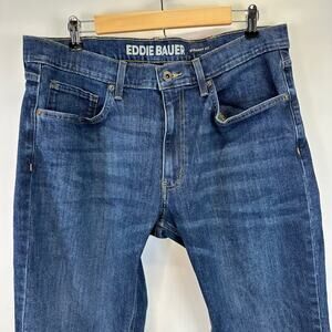 Eddie Bauer Medium Wash Straight Fit Denim Jeans 36X32 Casual